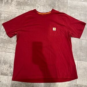 Carhartt Force Relaxed Fit Red Shirt